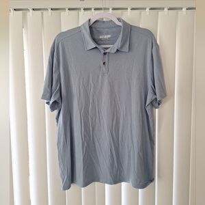 Alesbury Solid Blue Polo Shirt Moisture Wicking